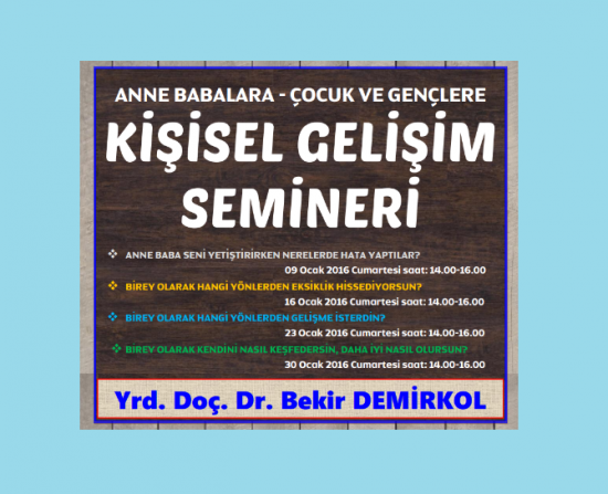 KİŞİSEL GELİŞİM SEMİNERİ