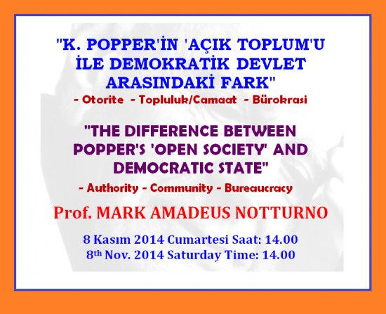 KARL POPPER’İN AÇIK TOPLUM’U İLE DEMOKRATİK DEVLET ARASINDAKİ FARK