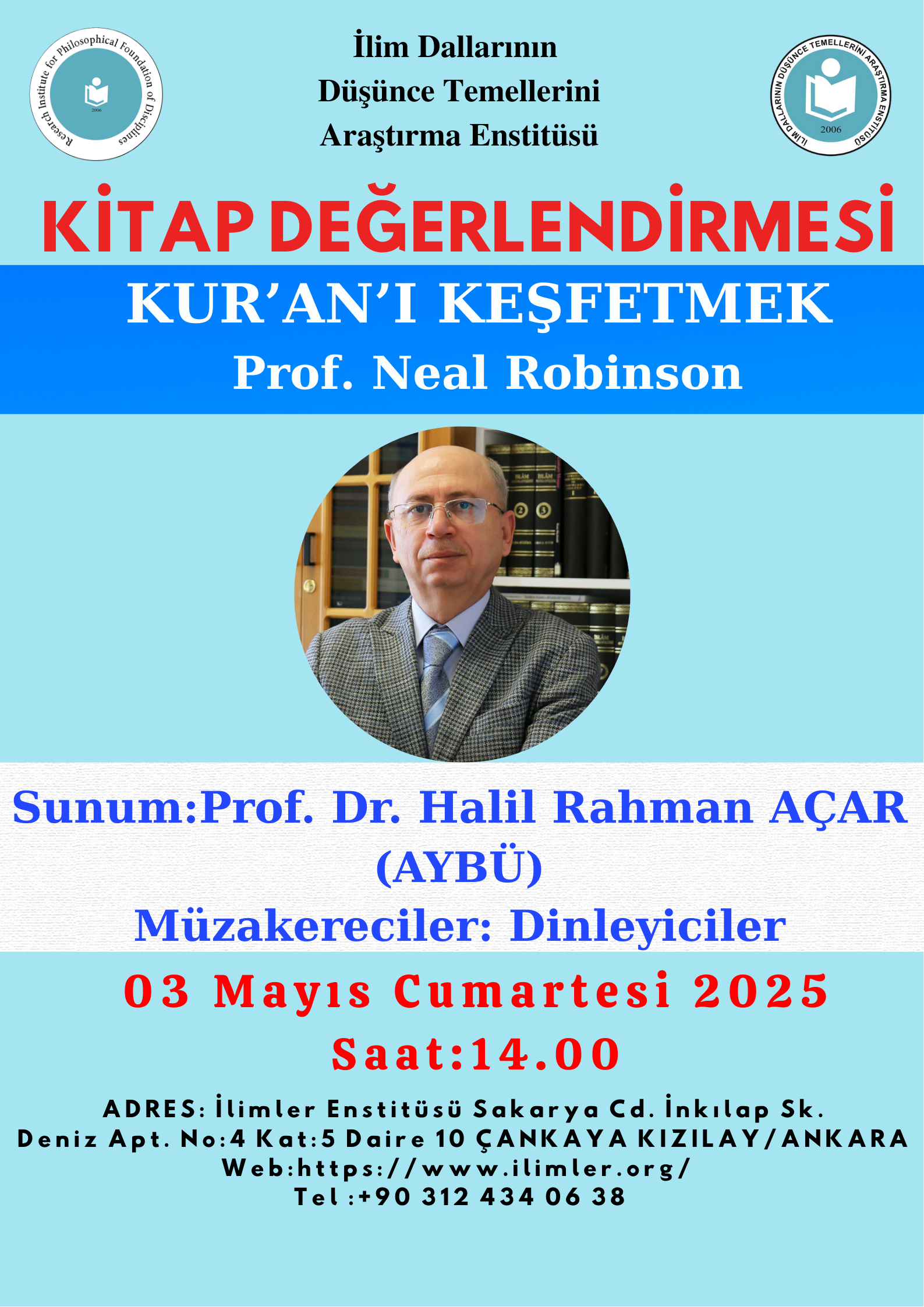 KUR'AN'I KEŞFETMEK -Prof. Dr. Halil Rahman AÇAR-