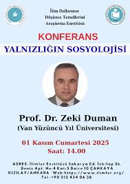 Yalnızlığın Sosyolojisi -Prof. Dr. Zeki Duman-