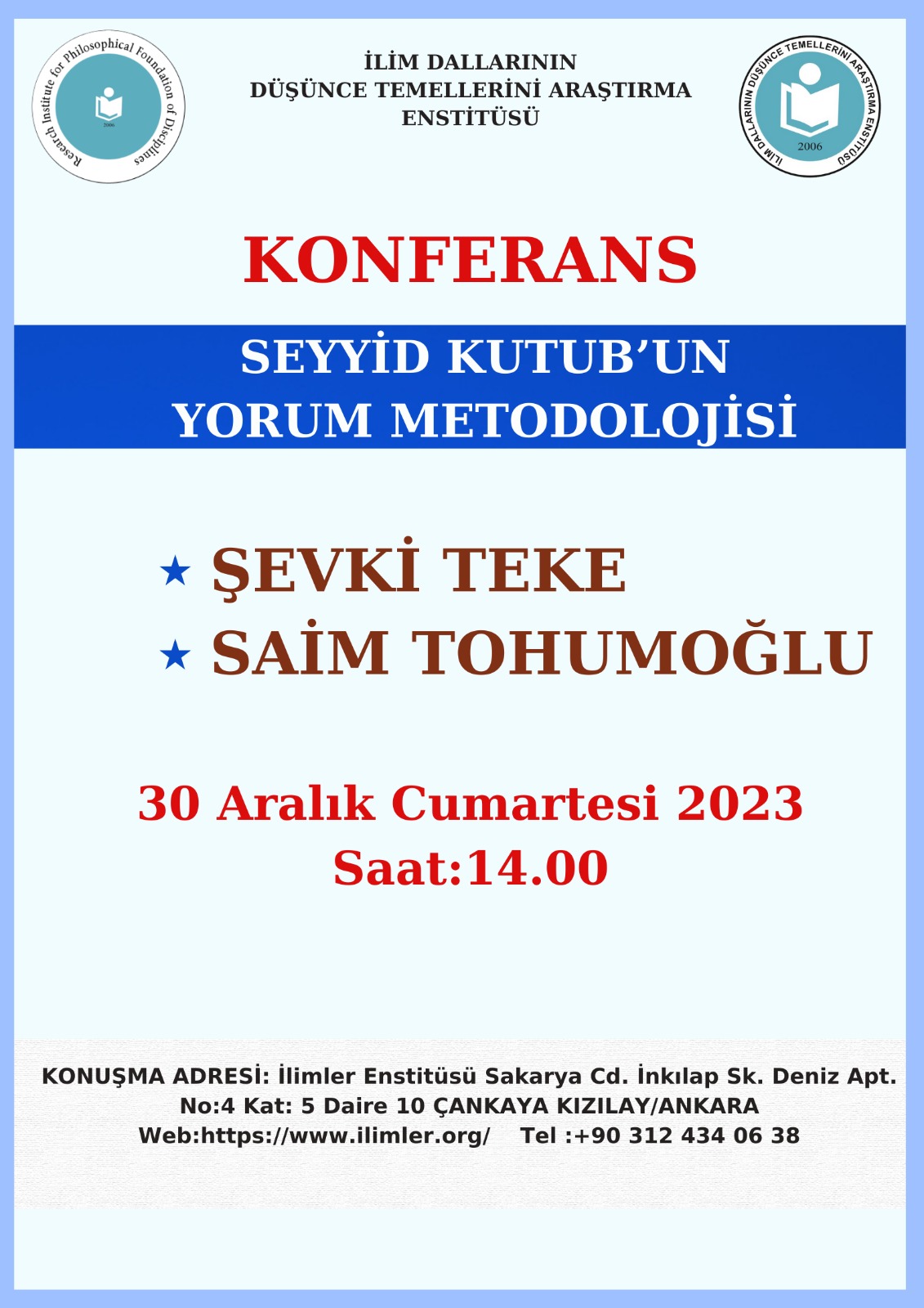Seyyid Kutub'un Yorum Metodolojisi -Şevki TEKE- Saim TOHUMOĞLU- 30.12.2023