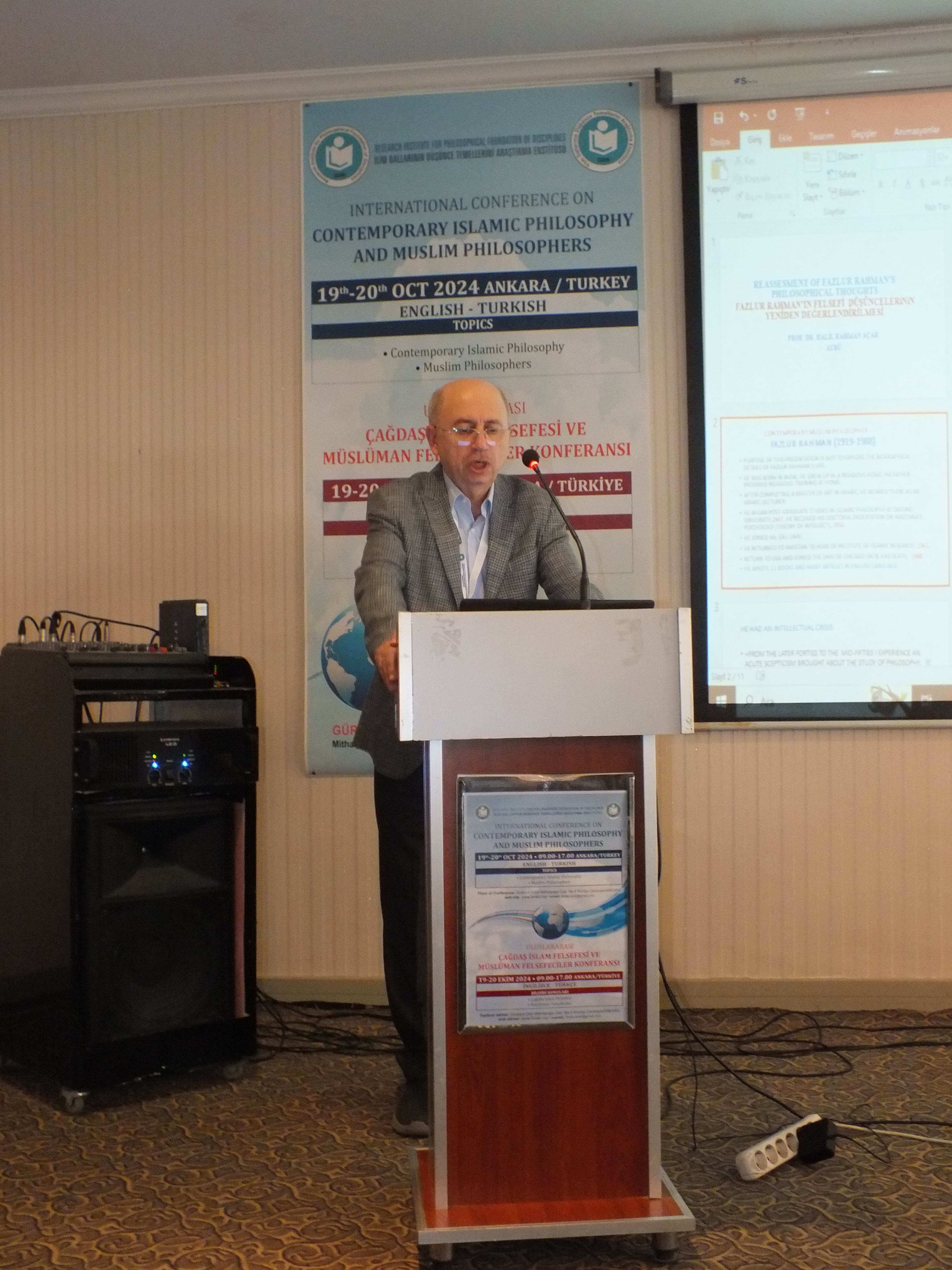 ÇAĞDAŞ İSLAM FELSEFESİ VE MÜSLÜMAN FELSEFECİLER KONFERANSI