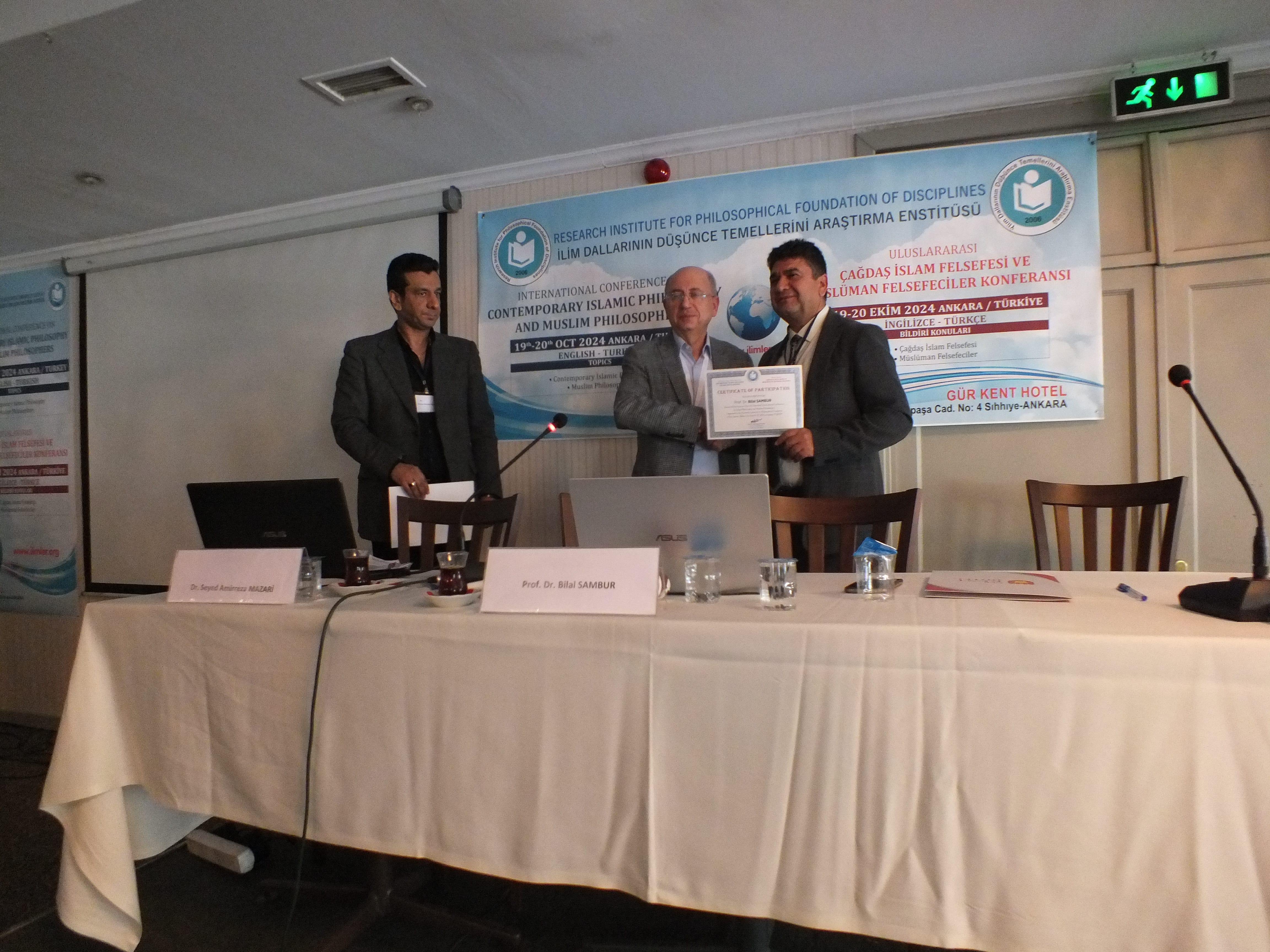 ÇAĞDAŞ İSLAM FELSEFESİ VE MÜSLÜMAN FELSEFECİLER KONFERANSI